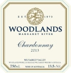 Woodlands Chardonnay 2013 Front Label