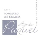 Agnes Paquet Pommard Les Combes 2010 Front Label