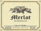 Delas Vin de Pays Merlot 1998 Front Label