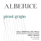 Alberice Colli Orientali del Friuli Pinot Grigio 2013 Front Label