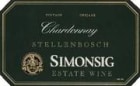 Simonsig Chardonnay 1998 Front Label