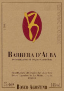 Agostino Bosco Barbera d'Alba 2010 Front Label