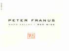 Franus Peter Franus Red Wine 2008 Front Label