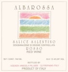 Azienda Vinicola Palama Salice Salentino Alba Rossa Rosso 2004 Front Label