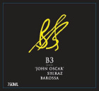 B3 Wines John Oscar Shiraz 2008 Front Label