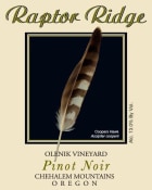 Raptor Ridge Olenik Vineyard Pinot Noir 2011 Front Label