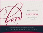 Bird Wines Big Barrel Pinot Noir 2013 Front Label