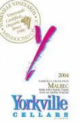 Yorkville Cellars Rennie Vineyard Malbec 2004 Front Label