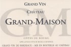 Chateau Grande Maison Cuvee Speciale 2012 Front Label