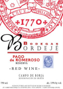 Bodegas Bordeje Pago de Romeroso Reserva 2001 Front Label