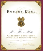 Robert Karl Gunselman Bench Vineyard Cabernet Sauvignon 2005 Front Label