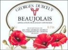 Duboeuf Beaujolais 1998 Front Label