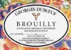 Duboeuf Brouilly 1998 Front Label