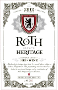 Roth Estate Heritage Red 2012 Front Label