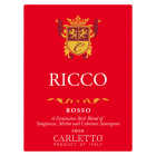 Carletto Ricco Rosso 2015 Front Label
