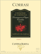 Cantina Oliena Cannonau di Sardegna Corrasi Nepente di Oliena Riserva 2008 Front Label