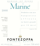 Fontezoppa Marche Marine Rosso 2008 Front Label