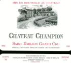 Chateau Champion Winery Saint-Emilion Grand Cru 2007 Front Label