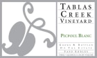 Tablas Creek Picpoul Blanc 2011 Front Label