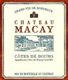 Chateau Macay Cotes de Bourg 2012 Front Label