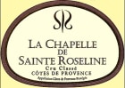 Chateau Sainte-Roseline La Chapelle de Sainte Roseline Rouge 2012 Front Label