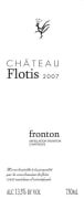 Chemin de Flotis Fronton 2007 Front Label