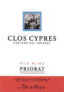 Costers del Priorat Clos Cypres 2004 Front Label