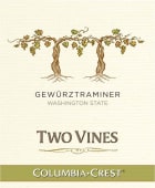 Two Vines Gewurztraminer 2014 Front Label