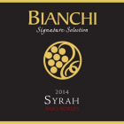 Bianchi Vineyards Signature Selection Syrah 2014 Front Label