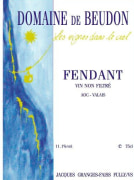Domaine de Beudon Fendant 2008 Front Label