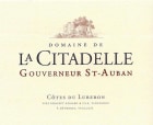 Domaine de la Citadelle Luberon Gouverneur Saint-Auban 2007 Front Label