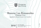 Domaine des Croix Beaune Les Bressandes Premier Cru 2010 Front Label