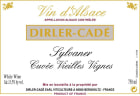 Domaine Dirler-Cade Sylvaner Cuvee Vieilles Vignes 2012 Front Label
