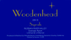 Woodenhead Syrah 2013 Front Label