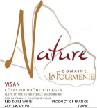 Domaine la Fourmente Cotes du Rhone Villages Visan Nature 2010 Front Label