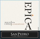 Epica Wines San Pedro Chardonnay 2014 Front Label