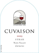 Cuvaison Syrah 2003 Front Label