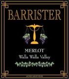 Barrister Winery Merlot 2011 Front Label