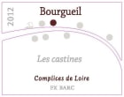 François-Xavier Barc - Complices de Loire Bourgueil Les Castines 2012 Front Label