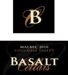 Basalt Cellars Malbec 2010 Front Label