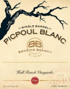 Bending Branch Winery Hall Ranch Vineyards Picpoul Blanc 2011 Front Label