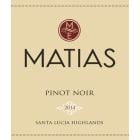 Matias Santa Lucia Highlands Pinot Noir 2014 Front Label