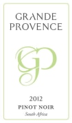 Grand Provence Pinot Noir 2012 Front Label