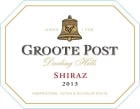 Groote Post Shiraz 2013 Front Label