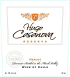 Hugo Casanova Reserva Merlot 2014 Front Label