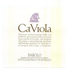 Ca'Viola Barolo Sottocastello di Novello 2012 Front Label