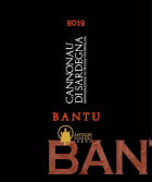 Jerzu Antichi Poderi Cannonau di Sardegna Bantu 2012 Front Label