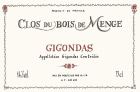La Compagnie Rhodanienne Gigondas Clos du Bois de Menge 2007 Front Label