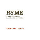 Ryme Alegria Vineyard Cabernet Franc 2015 Front Label