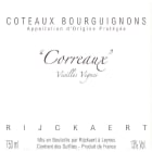 Jean Rijckaert Coteaux Bourguignons Correaux Vieilles Vignes 2015 Front Label